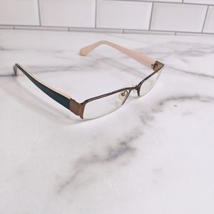 Juicy Couture pink & black Rectangle frame glasses